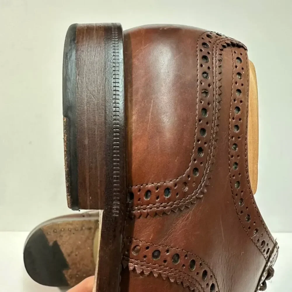 VGUC Rancourt & Co. x Cole Haan Oxford Wingtip Cap Toe Made in Maine USA 8.5